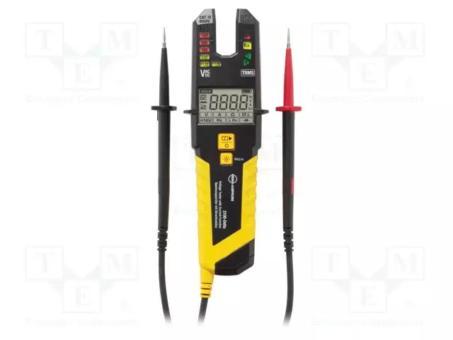 JÄNNITEKOETIN - LCD,LED - 170÷1000VAC - VAC: 1÷1000V - IP64 - Sähköverkostojen testerit ja mittarit - 2100-DELTA - 1