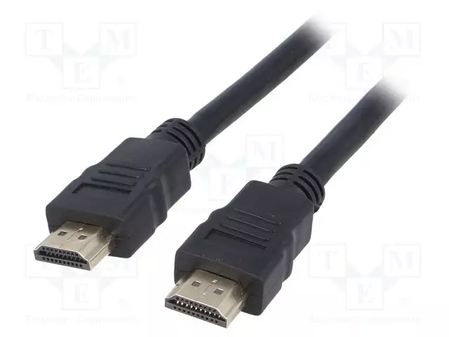 KAAPELI - HDMI-PISTOKE,MOLEMMIN PUOLIN - 4K,HDMI CEC,UHD 2160P - HDMI, DVI, DisplayPort johdot - AK-HD-15A - 1