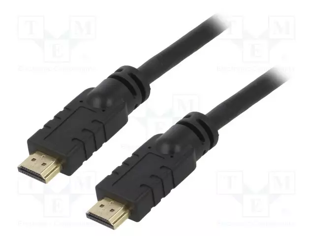 KAAPELI - HDMI-PISTOKE,MOLEMMIN PUOLIN - 4K,HDMI CEC,UHD 2160P - HDMI, DVI, DisplayPort johdot - AK-HD-150A - 1