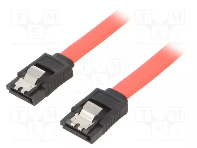 KAAPELI: SATA - SATA-PISTOKE,MOLEMMIN PUOLIN - 0,5M - SATA III - Tietokonetarvikkeet - muut - CC-SATAM-DATA - 1