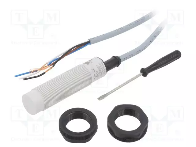 KAPASITIIVINEN ANTURI - MITTA-ALUE: 0÷12MM - OUT: NPN / NO + NC - 2M - Teollisuus tilavuusanturit - CA18CAN12NA - 1