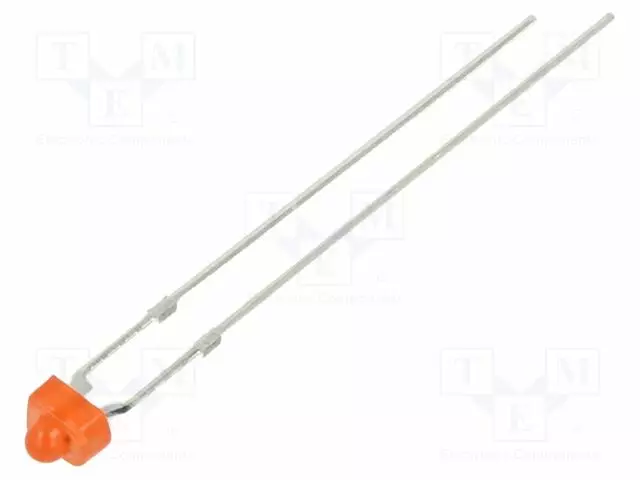 LED - PUNAINEN - 1,8MM - VILKKUVA - 68÷100MCD - 30° - 3÷5VDC - 20MA - Efektiledit - OSR5JS7334A - 1