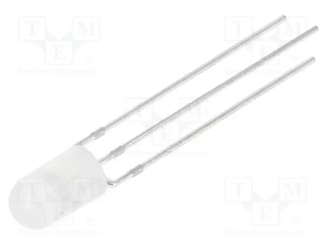 LED - PUNAINEN,VIHREÄ - 5MM - 4MCD,6MCD - 40° - ETUOSA: KUPERA - Pyöreät LEDit - 5BC-3-CA - 1