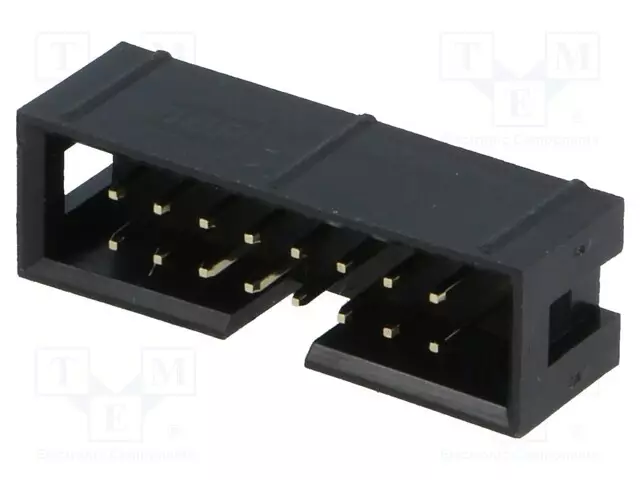 LIITIN: IDC - PISTORASIA - UROS - PIN: 16 - SUORA - THT - 2,54MM - 2X8 - IDC liittimet - BHR-16-VUA - 1