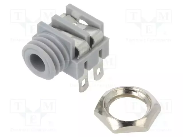 LIITIN: JACK 3,5MM - N LIITINAARAS - MONO - NAVAT: 2 - JUOTETTAVA - Plugit ja jakit - CL1382A - 1