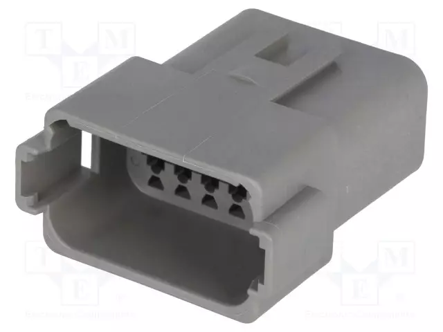 LIITIN: JOHTO-JOHTO - PISTOKE - UROS - DT - PIN: 12 - IP68 - JOHTOON - Ajoneuvoliittimet - DT04-12PA - 1