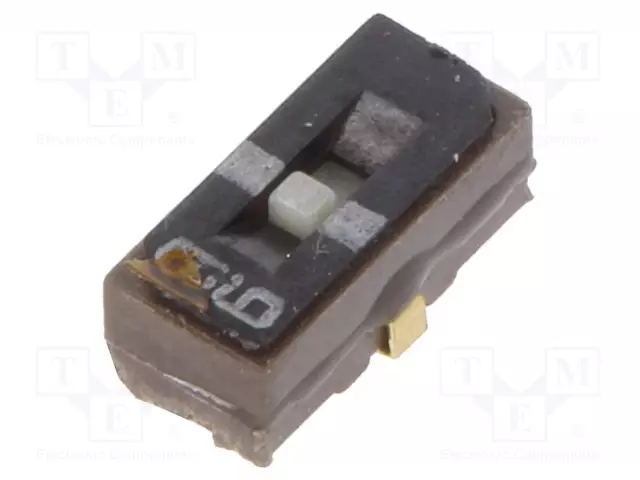 LIUKUKYTKIN - AS: 2 - SPDT - 0,1A/6VDC - ON-ON - SMT - LÄHDÖT: J-BEND - Mikrokytkimet - CJS-1200A - 1