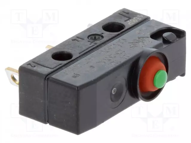 MIKROKYTKIN SNAP ACTION - 0,1A/250VAC - ILMAN VIPUA - SPDT - ON-(ON) - SANP ACTION mikrokytkimet - DC3C-A1AA - 1