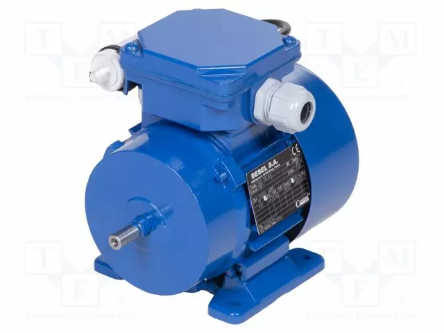 MOOTTORI: AC - 1-VAIHEINEN - 0,06KW - 230VAC - 1410KIERROSTA/MIN - 0,41NM - Sähkömoottorit - SEH56-4A - 1