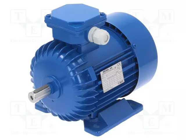 MOOTTORI: AC - 3-VAIHEINEN - 0,55KW - 230/400VAC - 1400KIERROSTA/MIN - Sähkömoottorit - 2SIE80-4A - 1