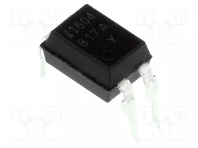 OPTOEROTIN - THT - CH: 1 - OUT: TRANSISTORILÄHTÖ - UERIST: 5KV - UCE: 35V - Optoerottimet - LTV-817-A - 1