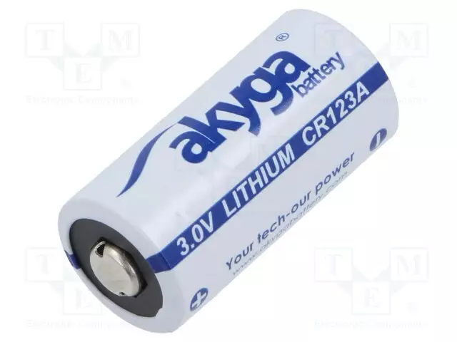 PARISTO: LITIUM - CR123A,R123 - 3V - 1500MAH - Ø17X33,5MM - 1KPL - Alkaliparistot - BAT-CR123A-HTA - 1