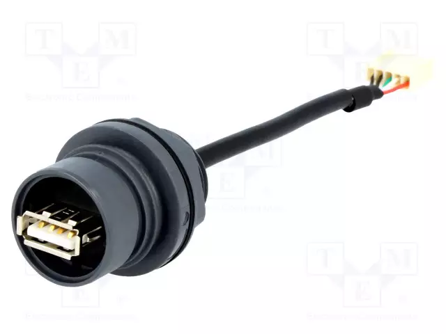 SOVITUS: ADAPTERI - PIN: 4 - 1A - ULKOINEN PIKALIITOS,PUSH-PULL - PX liittimet - PXP6043A - 1