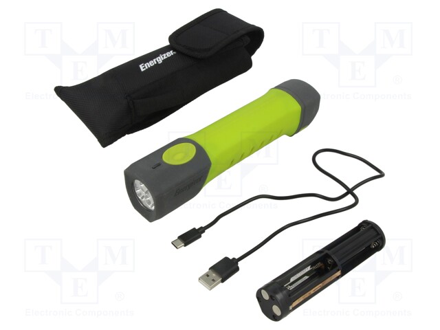 TASKULAMPPU: LED - IP67 - PÖLYTIIVIS KOTELO,VESITIIVIS - 1000LM - 15H - Taskulamput ja otsalamput - EG-PRO-HCRIF-6AAA - 1