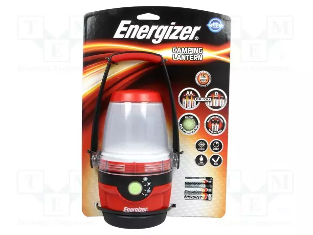 TASKULAMPPU: LED - VESITIIVIS - 55LM - PUNAINEN - Taskulamput ja otsalamput - CAMPING3AA - 1