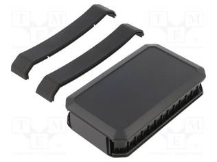 ASENNUSKOTELO - X: 88MM - Y: 146MM - Z: 33MM - WH - ABS - MUSTA - Yleiskäyttöiset kotelot - TKC-WH145-33-N-BB - 1