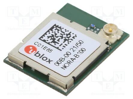 BLUETOOTH MODUULI LOW ENERGY - BLUETOOTH: 5.2 - 8DBM - U.FL - SMD - IoT (WiFi/Bluetooth) moduulit - NORA-B100-00B - 1
