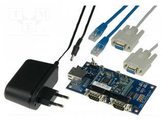 KEHITYSALUSTA - ETHERNET - RS232 X2 - PISTOKE: EU - Tiedonsiirto kehityspaketit - WIZ120SR-EVB - 1