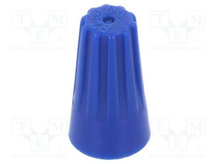 PIKALIITIN - 22AWG÷14AWG - RUUVAUS-SININEN - MAX.105°C - WAGO ja muut pikaliittimet - ST-130B - 1