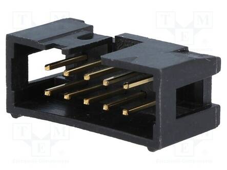 LIITIN: IDC - PISTORASIA - UROS - PIN: 10 - 2500 - SUORA - 2A - THT - PCB - IDC liittimet - N2510-6002RB - 1