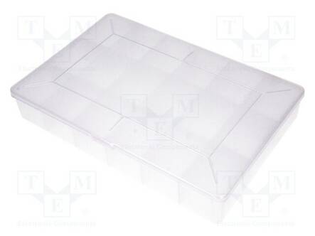 SÄILIÖ: KOLLEKTIIVI - OSIOT - POLYPROPYLEENI - LÄPINÄKYVÄ - Säiliöt ja rasiat - NB-BOX18B - 1