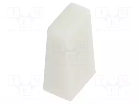 KYTKIMEN HATTU VALAISTUS: EI OLE - 5X3,4X9,4MM - VALKOINEN - A - Standardikytkimet - AT467B - 1