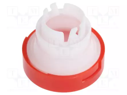 KYTKIMEN HATTU VALAISTUS: EI OLE - Ø15X12,2MM - PUNA-VALKOINEN - YB - YB - Standardikytkimet - AT3002CB - 2