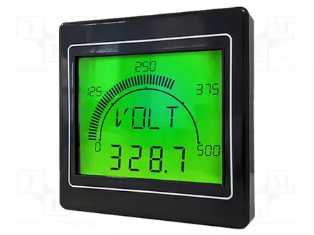 MITTARI: VERKON PARAMETRIT - PANEELIASENNETTAVA - VÄRI,LCD,POSITIIVI - IP65 - Digitaaliset paneelimittarit - APM-MAX-M21-PU-4B - 1
