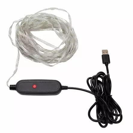 TUYA LED - 7.5 m - 75 multicolor lamps - transparant wire - smart - Jouluvalot ja sisustusvalot - V-TUYA-75-RGB - 1