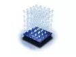 3D LED CUBE 5 x 5 x 5 (blue LED) - Whadda valo-ohjaimet - WSL8018B - 1