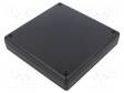 ASENNUSKOTELO - X: 125MM - Y: 125MM - Z: 25MM - TW - ABS - MUSTA - Yleiskäyttöiset kotelot - TKC-TW13-3-13B - 2