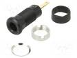 LABORATORY CONNECTOR: 2MM BANANA - SOCKET - 10A - 600VDC - MUSTA - Banaanijatkoliittimet - FCR7360B - 1