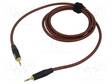 KAAPELI - JACK 3,5MM 3PIN PISTOKE,MOLEMMIN PUOLIN - 2M - RUSKEA - Muut audio-videokaapelit - TAS-TK172PSF-TB - 1
