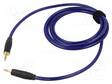 KAAPELI - JACK 3,5MM 3PIN PISTOKE,MOLEMMIN PUOLIN - 2M - SININEN - Muut audio-videokaapelit - TAS-TK172PSF-B - 1