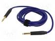 KAAPELI - JACK 6,3 MM 2PIN PISTOKE,MOLEMMIN PUOLIN - 3M - SININEN - Muut audio-videokaapelit - TAS-TK123PSF-B - 1
