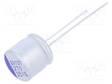 KONDENSAATTORI: HYBRIDI-THT - -55÷125°C - ±20% - Ø10X9,5MM - 270UF - THT-hybridikondensaattorit - YG1V277M1009MBB - 1