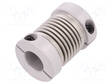 KYTKIN - Ø1: 10MM - Ø2: 6MM - ALUMIINI,RUOSTUMATON TERÄS - -30÷120°C - Teollisuus enkooderit - KUP-0610-B - 1
