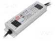 VIRTALÄHDE: IMPULSSI - LED - 200W - 24VDC - 8,4A - 100÷305VAC - IP67 - 92% - LED teholähteet - ELG-200-24B - 1