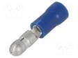 LIITIN: PYÖREÄ - UROS-Ø: 4MM - 1,5÷2,5MM2 - PURISTETTAVA - Eristetyt liittimet - ST-040B - 1