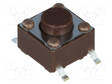 MIKROKYTKIN TACT - SPST-NO - AS: 2 - 0,05A/12VDC - SMT - EI OLE - 1,6N - TACT mikrokytkimet - DTSM-62N-V-B - 1