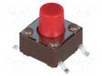 MIKROKYTKIN TACT - SPST-NO - AS: 2 - 0,05A/12VDC - SMT - EI OLE - 2,6N - TACT mikrokytkimet - DTSM-63R-V-B - 1