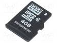MUISTIKORTTI - TEOLLISUUS-MICROSD,MLC - UHS I U1 - 4GB - 0÷70°C - Muistikortit - SDU4GCMGRB - 1
