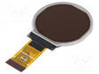 OLED NÄYTTÖ - GRAAFINEN - 1,2" - 128X128 - KOOT: 36,98X41,23X2,05MM - Graafiset OLED-näytöt - EAW128128-XRLB - 2