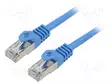 PATCH KAAPELI - F/UTP - CAT: 6 - RJ45-PISTOKE,MOLEMMIN PUOLIN - LANKA - RJ45 Ethernet kaapelit - PCF6-10CC-2000-B - 1