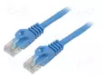 PATCH KAAPELI - U/UTP - CAT: 5E - RJ45-PISTOKE,MOLEMMIN PUOLIN - LANKA - RJ45 Ethernet kaapelit - PCU5-10CC-2000-B - 1