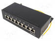 LIITIN: RJ45 - PATCH PANEL - CAT: 6A - MUSTA - RAPPAUKSEN PÄÄLLE - IDC - RJ liittimet - LOG-NP0018B - 1