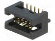 LIITIN: IDC - PISTORASIA - UROS - PIN: 10 - SUORA - SMT - 1,27MM - IDC liittimet - DS1031-14-10S8B - 1