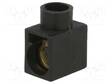 LIITIN: RIVILIITIN - 32A - 400V - JOHTOON - RUUVI TERMINAALI - MUSTA - Riviliittimet - PE.4001B - 1