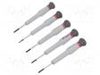 SCREWDRIVER: PRECISION-SET - PRECISION - PHILLIPS,SLOT - 5PCS. - Ruuvimeisselit ja sarjat - FACOM-AEF.J1PB - 1