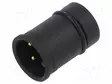 LIITIN: M12 - LIITTIMEN SISÄOSA - UROS - 4A - 250V - PIN: 3 - IP67 - Erikoisliittimet - 1239-03-T0CB - 1